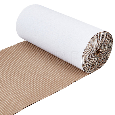 Single Face Corrugated Cardboard Roll for Packing DIY-WH0671-194B-02-1