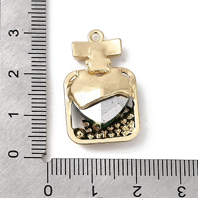 Alloy Rhinestone Pendants FIND-H055-11G-1