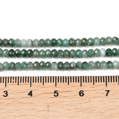 Natural Emerald Beads Strands G-B175-A19-2x3mm-1