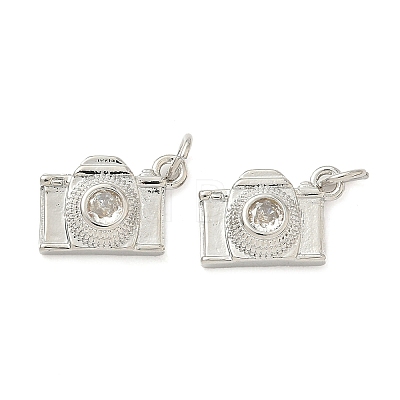 Brass Pave Cubic Zirconia Pendants KK-Z120-58A-P-1