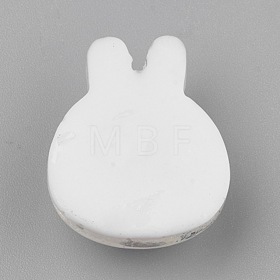 Opaque Bunny Resin Cabochons CRES-S304-56-1