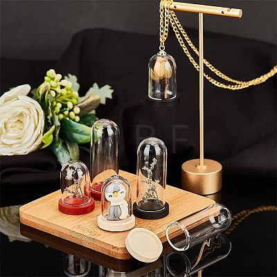  12Pcs 2 Style Mini Cloche Bell Jars DIY-NB0007-75-1