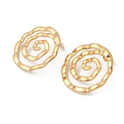 304 Stainless Steel Stud Earrings STAS-H259-04G-1