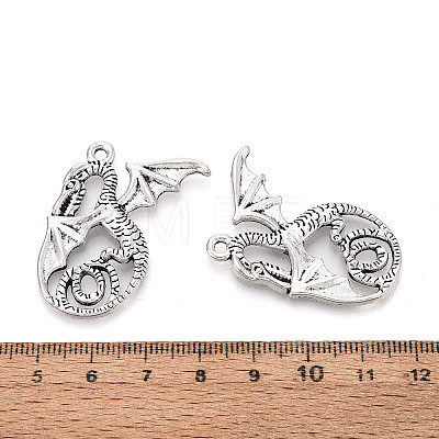 Tibetan Style Alloy Pendants TIBEP-T054-15AS-1