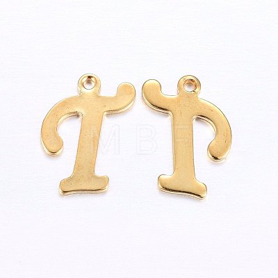 201 Stainless Steel Pendants STAS-O098-03G-T-1