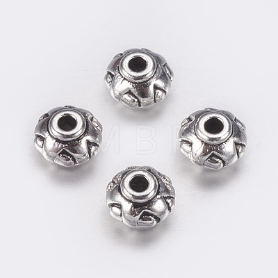 Tibetan Style Spacer Beads X-TIBEB-A24612-AS-LF-1