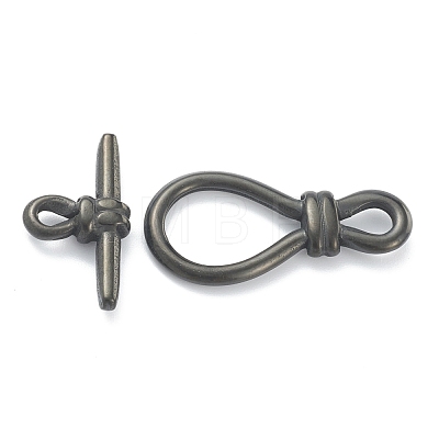 304 Stainless Steel Toggle Clasps STAS-B020-09EB-1