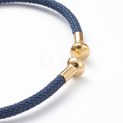 Braided Carbon Steel Wire Bracelet Making MAK-A017-B04-1