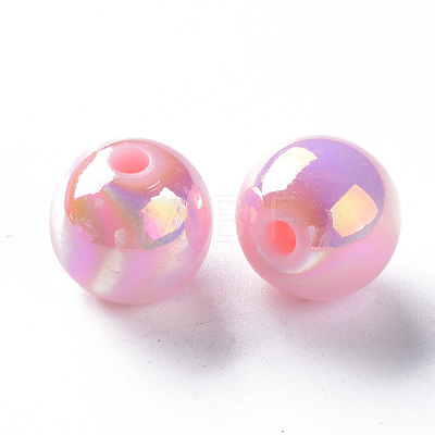 Opaque Acrylic Beads X-MACR-S370-D12mm-A01-1