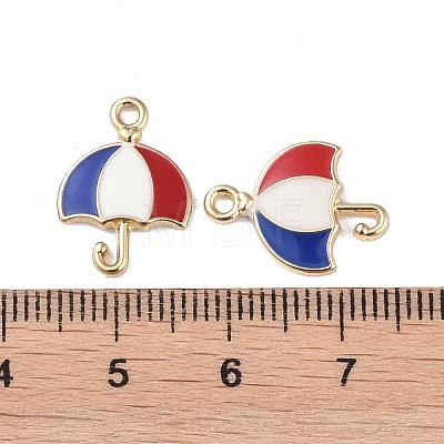 Alloy Enamel Pendants ENAM-R149-07C-G-1