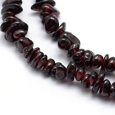 Natural Garnet Beads Strands G-P332-77-1