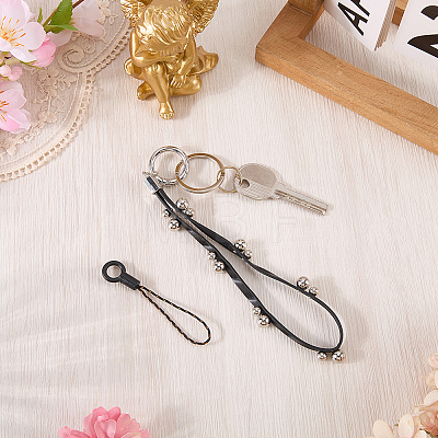1Pc PU Leather Keychains KEYC-CL0001-65-1
