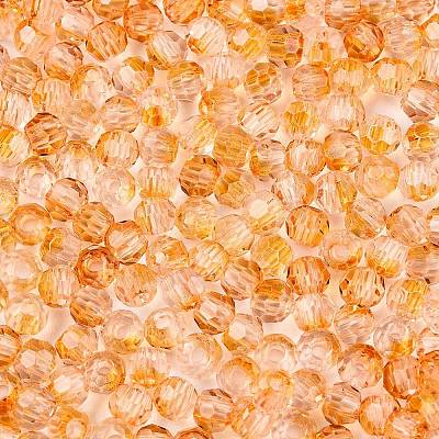 Baking Paint Electroplate Transparent Glass Seed Beads SEED-N006-07G-1