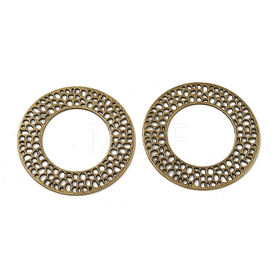 Tibetan Style Alloy Linking Rings TIBE-Q035-055AB-NR-1