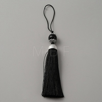 Polyester Tassel Big Pendants Decorations HJEW-TAC0019-01N-1