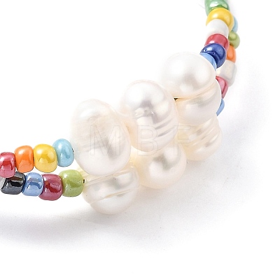Multi-strand Bracelets BJEW-JB05492-03-1