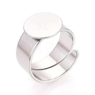304 Stainless Steel Ring Base Findings STAS-N122-02A-P-1
