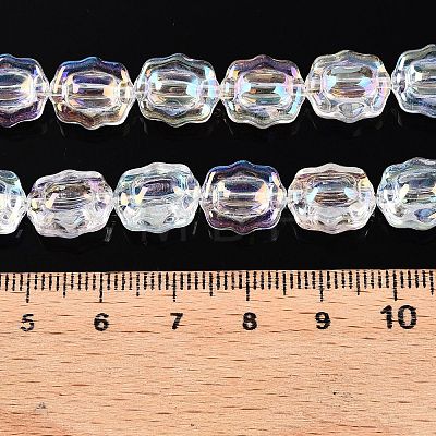 Electroplate Glass Beads Strands EGLA-T021-05A-1