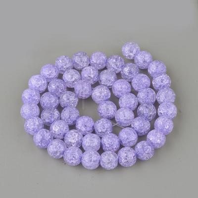 Synthetic Crackle Quartz Beads Strands GLAA-S134-8mm-15-1
