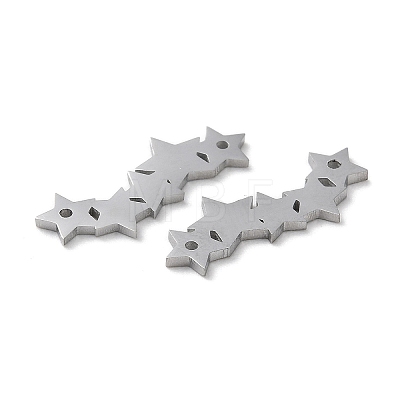 Non-Tarnish 304 Stainless Steel Connector Charms STAS-Q303-26P-1