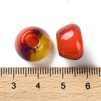 Resin European Large Hole Beads X-RESI-U009-03A-03-1