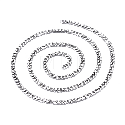 3.28 Feet 304 Stainless Steel Twisted Chains X-CHS-K010-02P-1