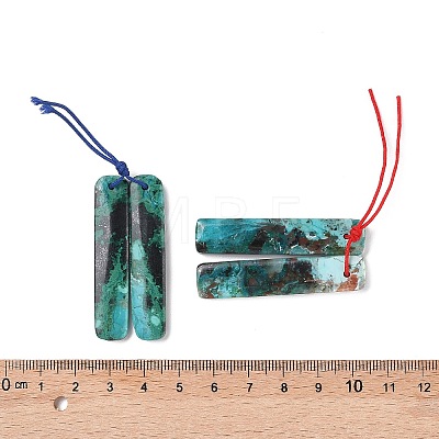 Natural Chrysocolla Big Pendants G-Q017-01-1