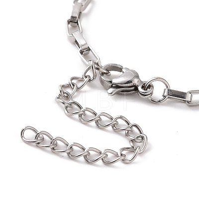 304 Stainless Steel Venetian Chain Bracelet for Men Women BJEW-E031-09P-1