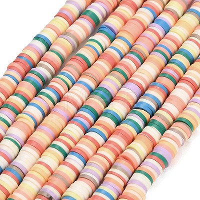 Handmade Polymer Clay Beads Strands PY-CBA21A8-01H-1