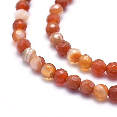 Natural Agate Beads G-J371-15-6mm-1