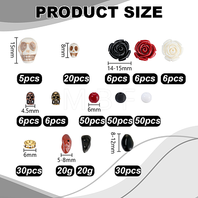 DIY Beads Sets PALLOY-AR0005-36-1