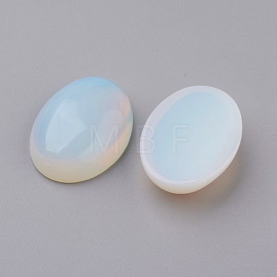 Opalite Flat Back Cabochons X-G-G741-13x18mm-22-1