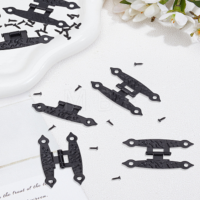 6 Boxs Iron Box Hinges IFIN-LP0001-62-1