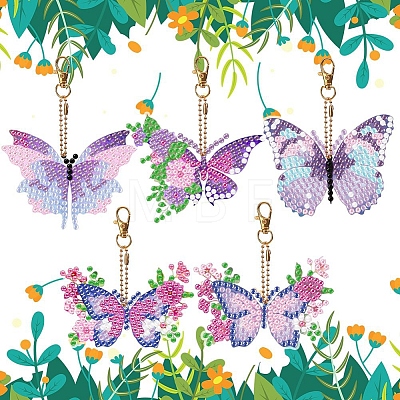 Butterfly DIY Pendant Decoration Kits PW-WG37306-01-1