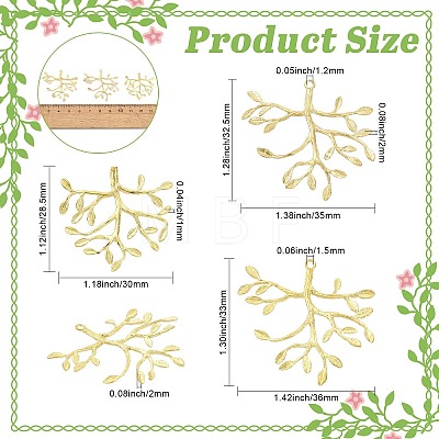 15Pcs 3 Styles Brass Pendants KK-CJ0005-82-1