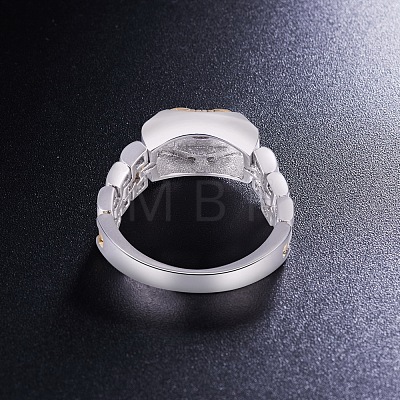 SHEGRACE 925 Sterling Silver Finger Ring JR535A-01-1
