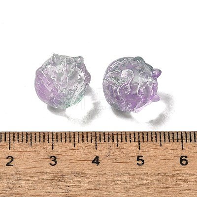 Transparent Glass Beads GLAA-D025-05I-1