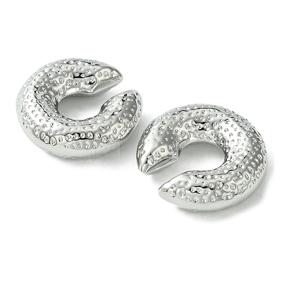 Brass Cuff Earrings for Women EJEW-D094-02P-1
