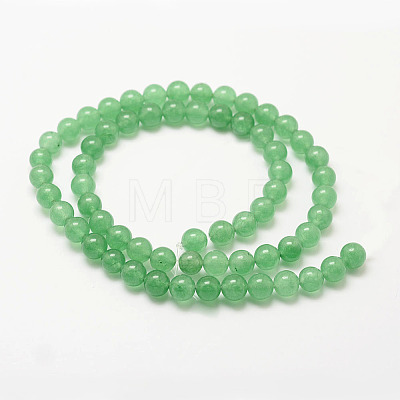 Natural Green Aventurine Bead Strands G-P281-01-4mm-1