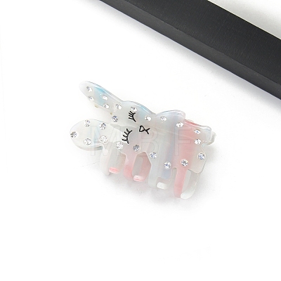 Rabbit Cellulose Acetate Claw Hair Clips PW-WG73064-01-1