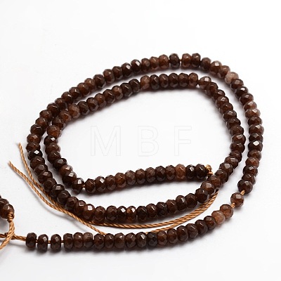 Dyed Natural Malaysia Jade Rondelle Beads Strands G-E316-2x4mm-24-1