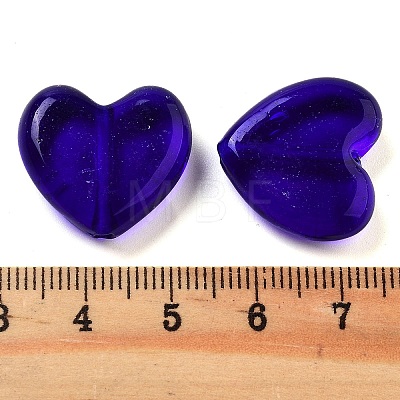 Heart Handmade Lampwork Beads LAMP-U003-01D-1