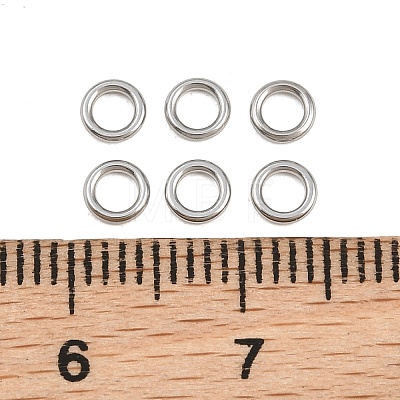 304 Stainless Steel Closed Jump Rings STAS-G393-06P-14-1
