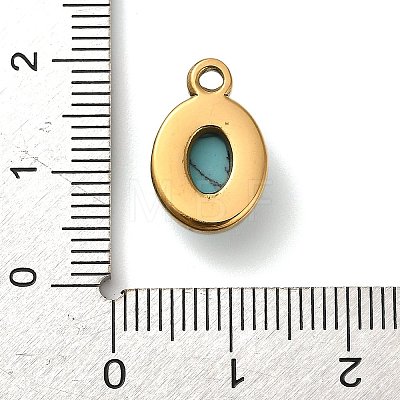 Synthetic Turquoise Pendants STAS-R009-04G-07-1