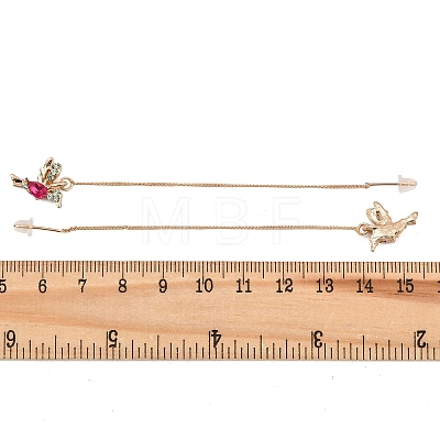 Bird Alloy Rhinestone Ear Thread FS-WG4B879-01-1