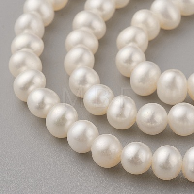 Natural Cultured Freshwater Pearl Beads Strands PEAR-G007-31-1