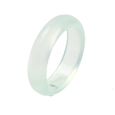 Dyed & Heated Natural Agate Finger Rings for Women RJEW-Z075-02N-1