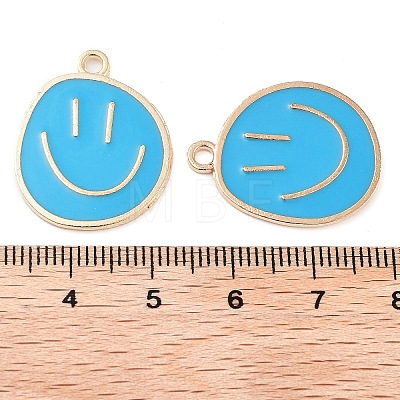 Alloy Enamel Pendants PALLOY-S192-03G-07-1