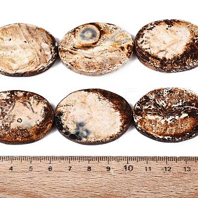 Natural Tree Bark Agate Beads Strands G-Q606-23D-1