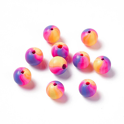 Handmade Polymer Clay Beads CLAY-D005-01C-1